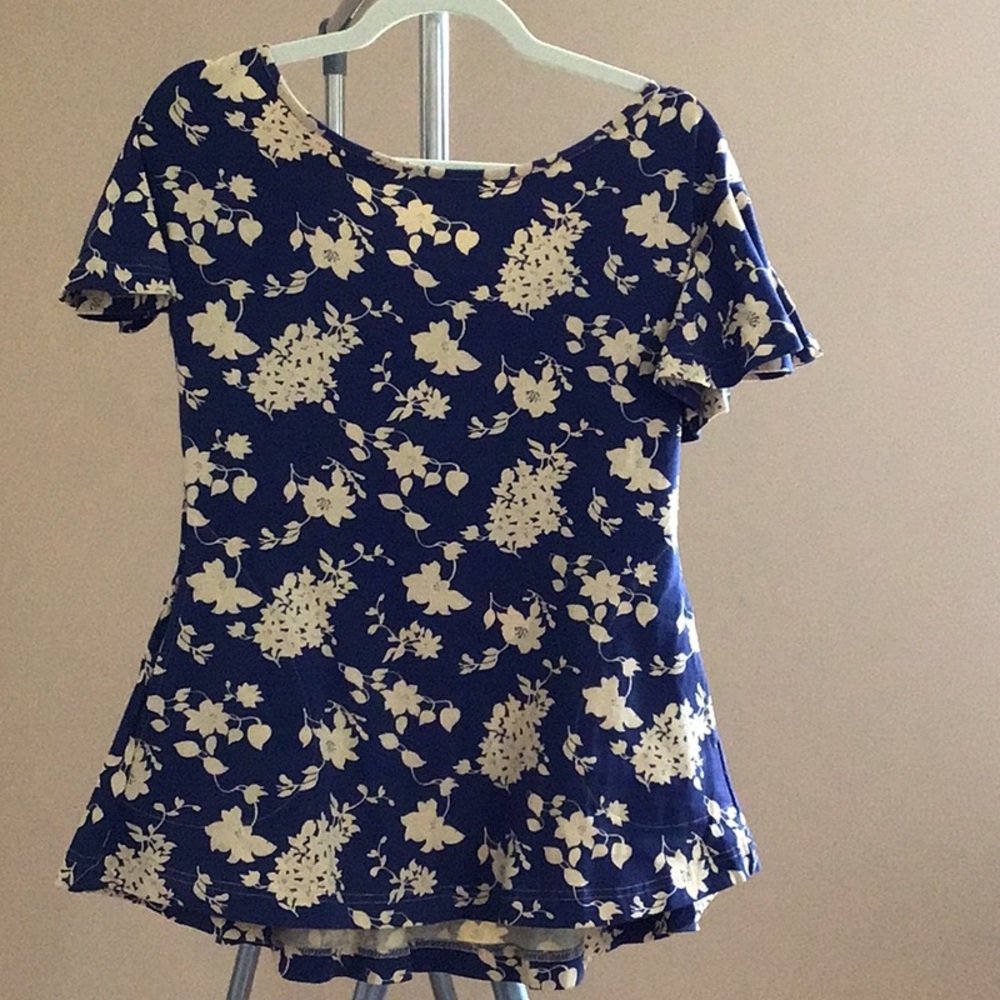 Effie’s Heart Marley Blouse in Rhododendron Print